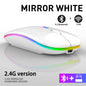 2.4G Wireless Mouse Rechargeable Bluetooth RGB