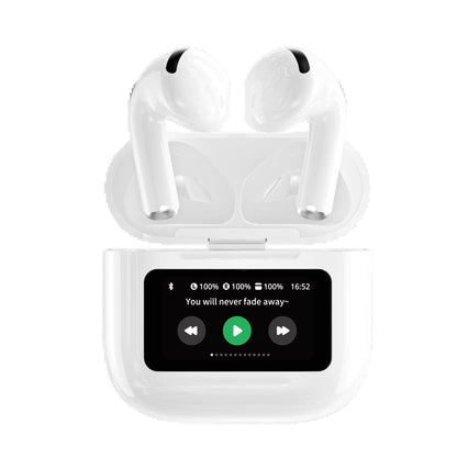 A12 Pro ENC Noise Cancellation Earphone TWS Wireless Earbuds with Touch Control LCD Screen Equalizer Super Bass Premium Sound