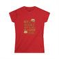 Book Lovers' Softstyle Tee, Cute Reading Shirt, Literary Gift for Her, Bookworm Apparel, Funny Quote Top