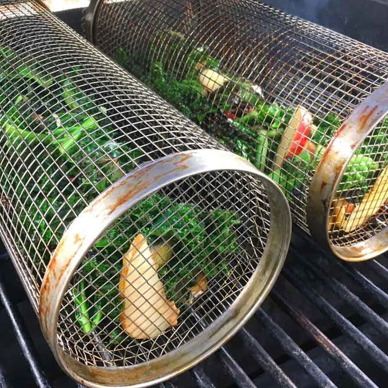 Stainless Steel BBQ Grill Basket